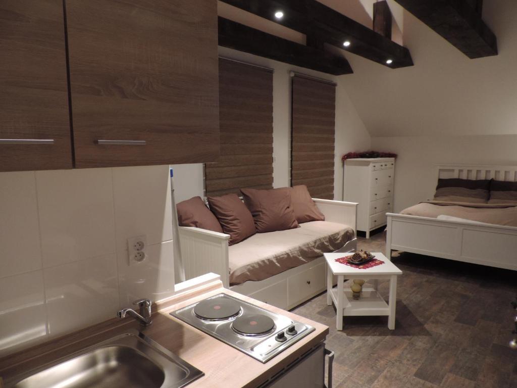 Apartments Zamocek Stare Casy Poprad Oda fotoğraf